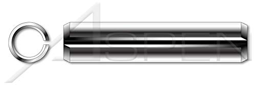 M2 X 4mm, ISO 8752, metrické, štrbinové pružinové čapy, Heavy Duty, nehrdzavejúca oceľ AISI 301
